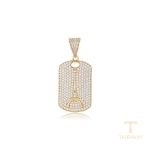 نمای نزدیک اویز ژوپینگ نگین‌دار رنگ ثابت کد X000721573
