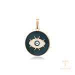 نمای نزدیک اویز ژوپینگ بدون نگین رنگ ثابت کد X000740642