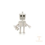 اویز ژوپینگ طلای سفید (رادیوم) نگین‌دار کد X000749242