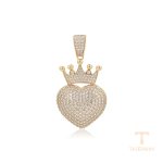 نمای نزدیک اویز ژوپینگ نگین‌دار مناسب پوست حساس کد X000757777