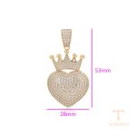 جزییات و نمای نزدیک اویز ژوپینگ طول Free وزن 11.42 گرم کد X000757777