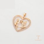 جزییات و نمای نزدیک اویز ژوپینگ طول Free وزن 5.14 گرم کد X000759116