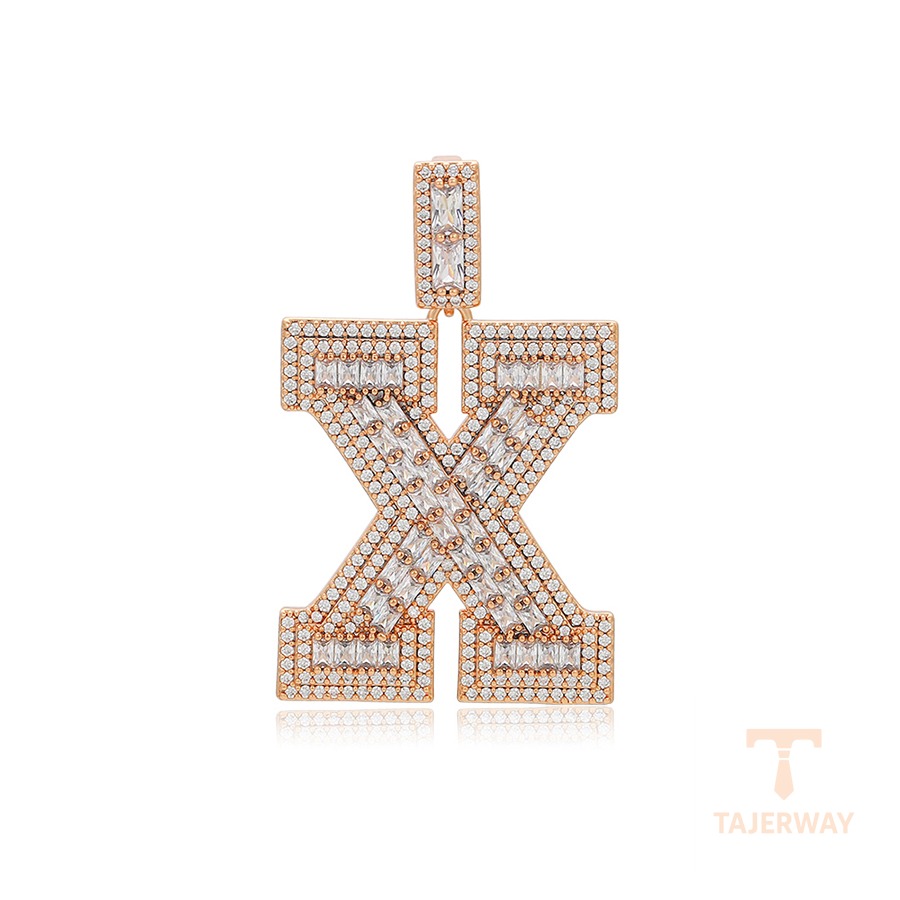 اویز ژوپینگ رنگ طلایی طرح طلا ۱۸ عیار نگین‌دار کد X000800270