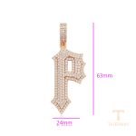 نمای نزدیک اویز ژوپینگ نگین‌دار کد X000804657