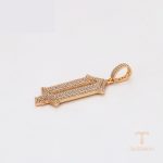 جزییات و نمای نزدیک اویز ژوپینگ طول Free وزن 12 گرم کد X000804665