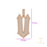 جزییات و نمای نزدیک اویز ژوپینگ وزن 11.29 گرم کد X000804687
