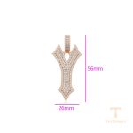 جزییات و نمای نزدیک اویز ژوپینگ طول Free وزن 7.39 گرم کد X000804689