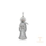 اویز ژوپینگ طلای سفید (رادیوم) کد X000812347