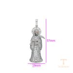 نمای نزدیک اویز ژوپینگ رنگ ثابت مناسب پوست حساس کد X000812347