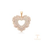 نمای نزدیک اویز ژوپینگ نگین‌دار کد X000815129