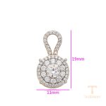 جزییات و نمای نزدیک اویز ژوپینگ طول Free وزن 1.65 گرم کد X000846314