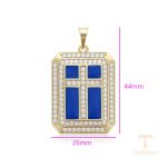 جزییات و نمای نزدیک اویز ژوپینگ طول Free وزن 9.99 گرم کد X000852231