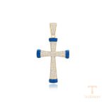 نمای نزدیک اویز ژوپینگ نگین‌دار کد X000852841