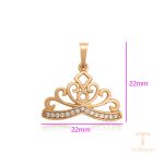 نمای نزدیک اویز ژوپینگ نگین‌دار کد X000864143