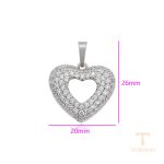 نمای نزدیک اویز ژوپینگ نگین‌دار کد X000864171