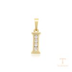 نمای نزدیک اویز ژوپینگ نگین‌دار رنگ ثابت کد X000906543