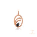 نمای نزدیک اویز ژوپینگ نگین‌دار رنگ ثابت کد X000941384