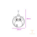 نمای نزدیک اویز ژوپینگ نگین‌دار کد X000957530