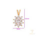 جزییات و نمای نزدیک اویز ژوپینگ وزن 1 گرم کد X000988461