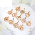 نمای نزدیک اویز ژوپینگ بدون نگین کد X000992412