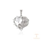 نمای نزدیک اویز ژوپینگ نگین‌دار رنگ ثابت کد X001001268