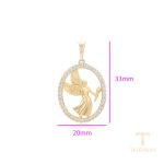جزییات و نمای نزدیک اویز ژوپینگ طول Free وزن 3.3 گرم کد X001122752