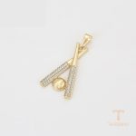 جزییات و نمای نزدیک اویز ژوپینگ طول Free وزن 3.93 گرم کد X001177861