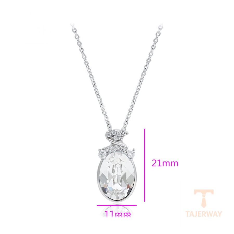 نمای نزدیک گردنبند ژوپینگ نگیندار رنگ ثابت کد 14N25011517