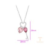 جزییات زنجیر و قفل گردنبند ژوپینگ طول 42CM وزن 4.66 گرم کد 14N25011545