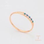جزییات و نمای نزدیک النگو ژوپینگ طول 57(±2)mm وزن 12.53 گرم کد A00727582