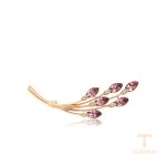 ست ژوپینگ رنگ طلایی طرح طلا ۱۸ عیار نگین‌دار کد A00910881