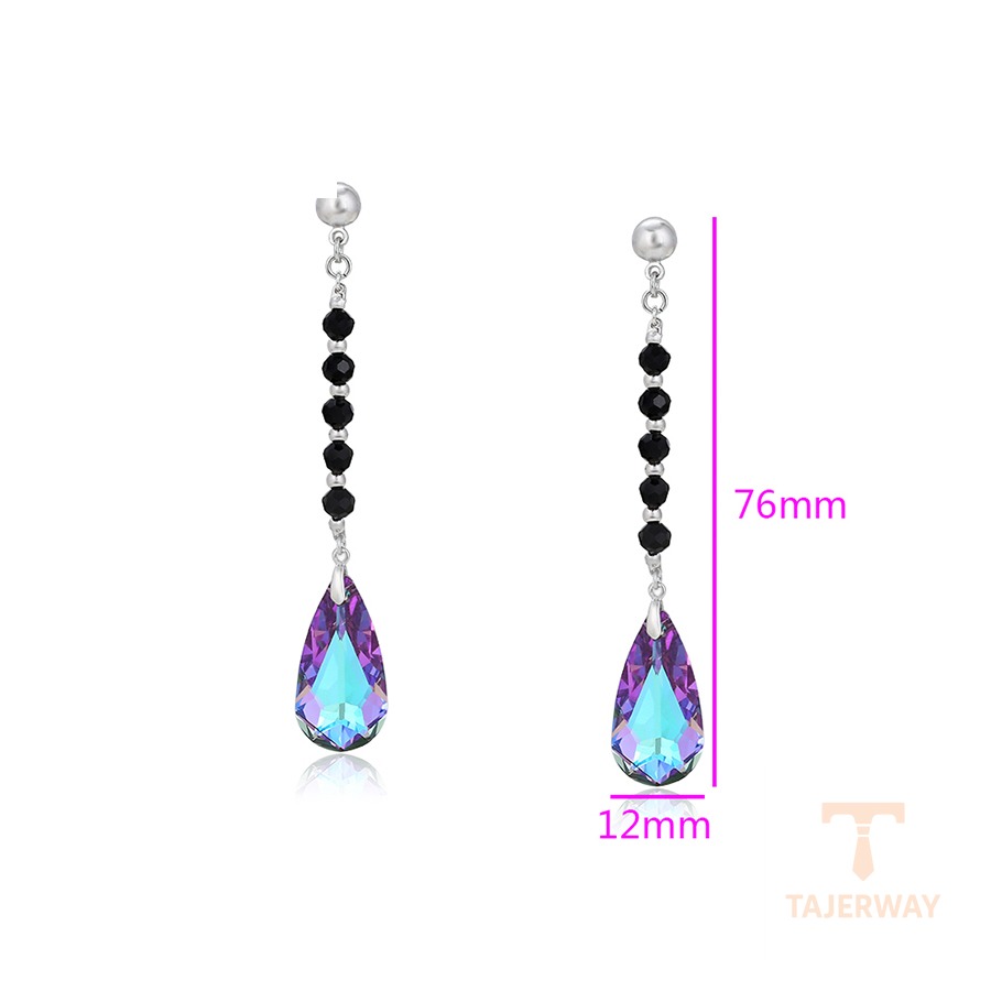 نمای نزدیک گوشواره ژوپینگ نگیندار کد 810655955