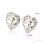 نمای مدل قفل و اتصالات گوشواره ژوپینگ وزن 2.5 گرم کد A00627054