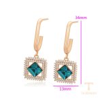 نمای مدل قفل و اتصالات گوشواره ژوپینگ وزن 5.46 گرم کد X000779994
