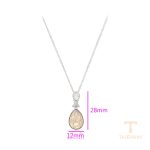 جزییات زنجیر و قفل گردنبند ژوپینگ طول 41CM وزن 5.02 گرم کد 14N2521620