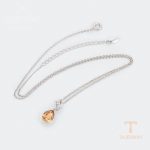 جزییات زنجیر و قفل گردنبند ژوپینگ طول 41CM وزن 3.36 گرم کد 43729-A17