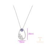 جزییات زنجیر و قفل گردنبند ژوپینگ طول 41CM وزن 4.8 گرم کد 43734-A6