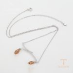 جزییات زنجیر و قفل گردنبند ژوپینگ طول 50CM وزن 4.8 گرم کد 43913-A10