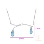 جزییات زنجیر و قفل گردنبند ژوپینگ طول 50CM وزن 4.8 گرم کد 43913-A18