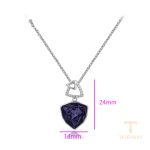 جزییات زنجیر و قفل گردنبند ژوپینگ طول 41CM وزن 4.6 گرم کد 43969