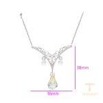 جزییات زنجیر و قفل گردنبند ژوپینگ طول 45CM وزن 4.6 گرم کد 44008-A0