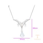 جزییات زنجیر و قفل گردنبند ژوپینگ طول 45CM وزن 4.6 گرم کد 44008-A1
