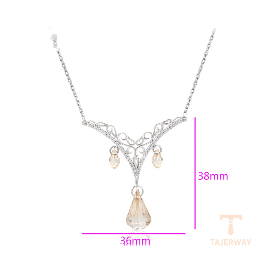 جزییات زنجیر و قفل گردنبند ژوپینگ طول 45CM وزن 4.6 گرم کد 44008-A10