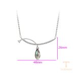 جزییات زنجیر و قفل گردنبند ژوپینگ طول 49CM وزن 4.1 گرم کد 44185-A0