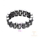 نمای نزدیک دستبند ژوپینگ بدون نگین مناسب پوست حساس کد bracelet-73