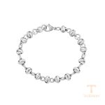 نمای نزدیک دستبند ژوپینگ بدون نگین مناسب پوست حساس کد T000815473
