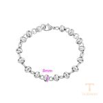 جزییات زنجیر و قفل دستبند ژوپینگ طول 22CM وزن 21.3 گرم کد T000815473
