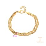 جزییات زنجیر و قفل دستبند ژوپینگ طول 17CM وزن 5 گرم کد T000946004