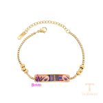 جزییات زنجیر و قفل دستبند ژوپینگ طول 16.5CM وزن 6.58 گرم کد T000963112