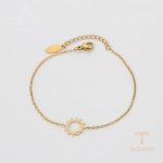 جزییات زنجیر و قفل دستبند ژوپینگ طول 17.5CM وزن 1.56 گرم کد T000964715